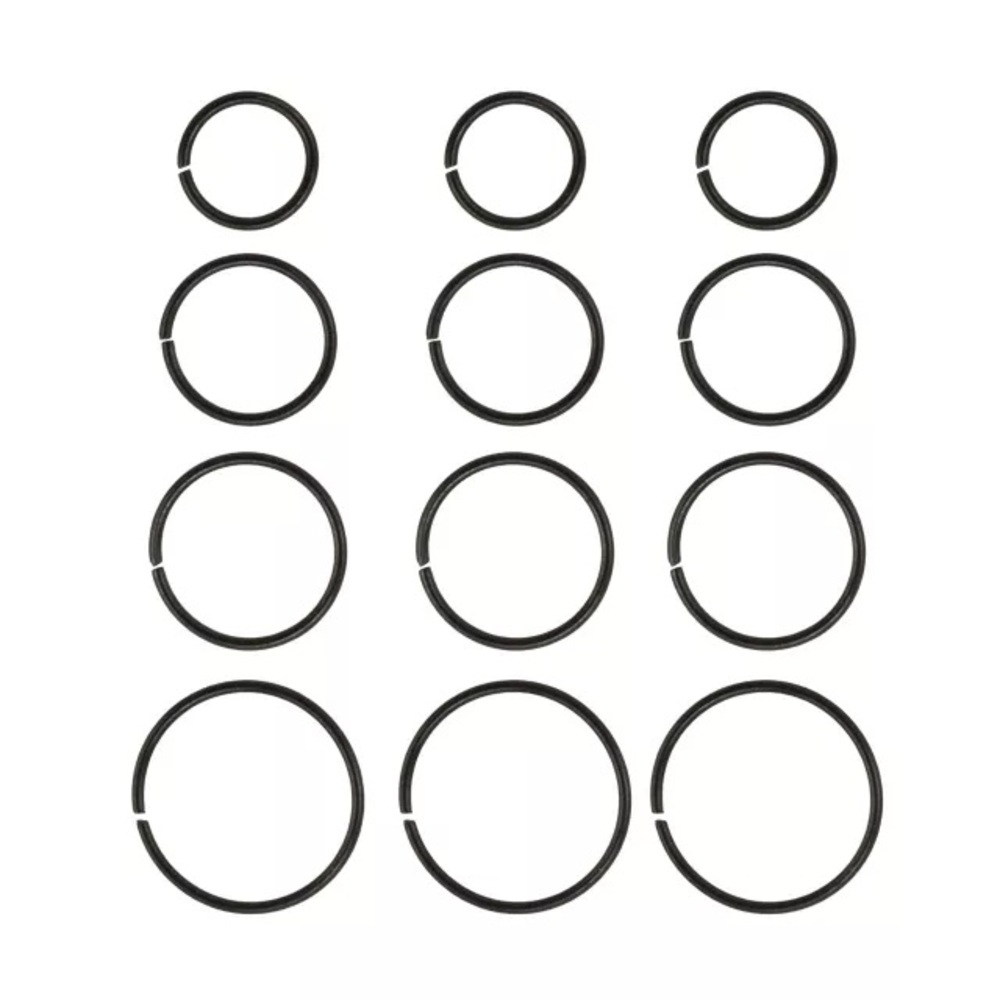 20g black nose hoops